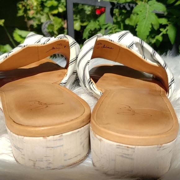 Joie Fabrizia Slide Wedge Sandal 39.5 Knotted - Picture 9 of 15